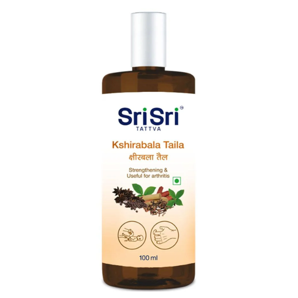 SRI SRI TATTVA KSHIRBALA TAILA - PACK OF 4 (100 ML EACH)