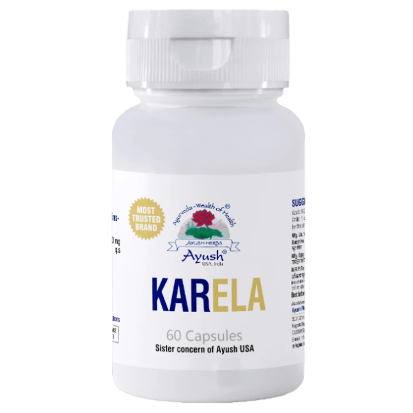 AYUSH KARELA - Pack of 2 (60 Capsules each)