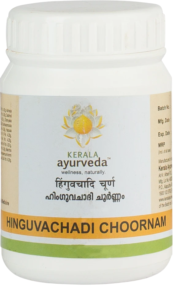 KERALA AYURVEDA HINGUVACHADI CHOORNAM - PACK OF 6 (50GM EACH)