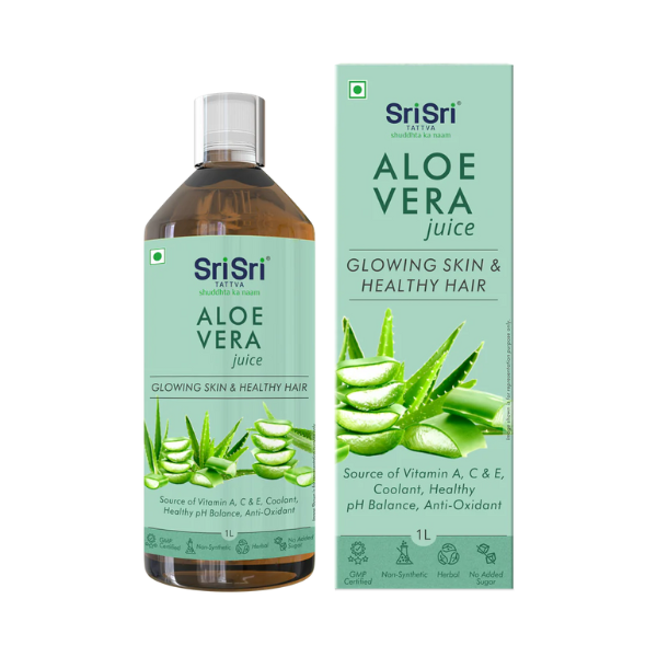 SRI SRI TATTVA  ALOE VERA JUICE - PACK OF 2 (1 LITER EACH)