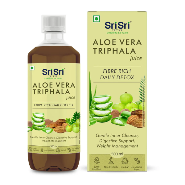 SRI SRI TATTVA ALOE VERA TRIPHALA - PACK OF 2 (500 ML EACH)