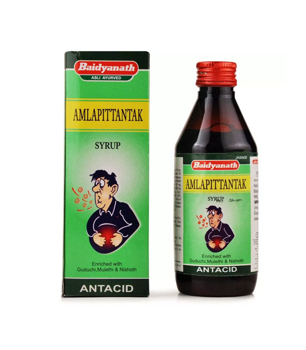 Baidyanath Amlapittantak Syrup - Pack of 4 (200 ML each)