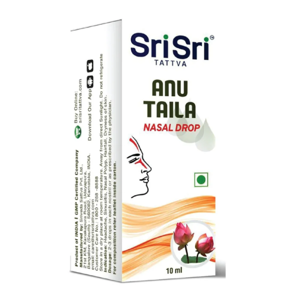 SRI SRI TATTVA ANU TAILA - PACK OF 5 (10 ML EACH)