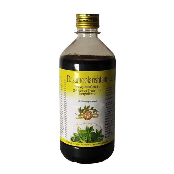 AVP DASAMOOLARISHTAM - Pack of 4 (450 ML each)