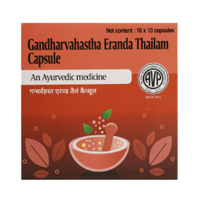 AVP GANDHARVAHASTHA ERANDA THAILAM CAPSULES (100 CAPSULES)