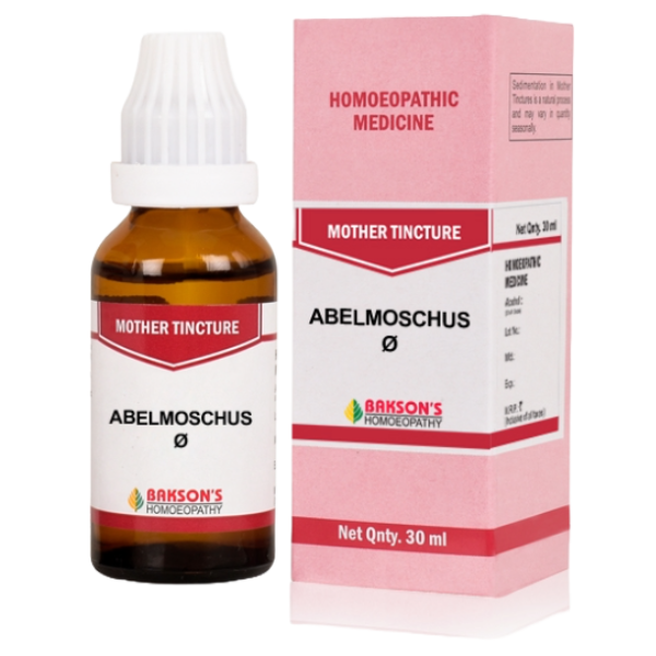 BAKSON'S HOMEOPATHY ABELMOSCHUS Q MOTHER TINCTURE - PACK OF 3 (30 ML EACH)