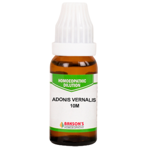 BAKSON'S HOMEOPATHY ADONIS VERNALIS DILUTION 10M - PACK OF 2 (10 ML EACH)