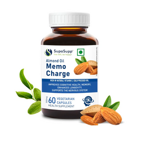 SuppaSupp ALMOND OIL MEMO CHARGE (60 CAPSULES)