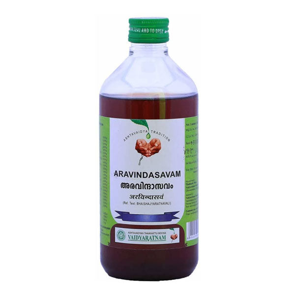 VAIDYARATNAM ARAVINDASAVAM - PACK OF 4 (450 ML EACH)