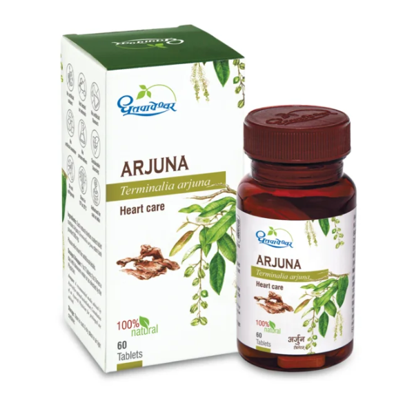 DHOOTAPAPESHWAR ARJUNA TABLET - PACK OF 5 (60 TABS EACH)