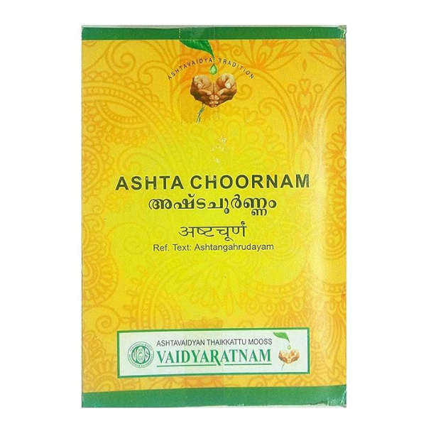 VAIDYARATNAM ASHTA CHOORNAM - PACK OF 7 (50 GM EACH)