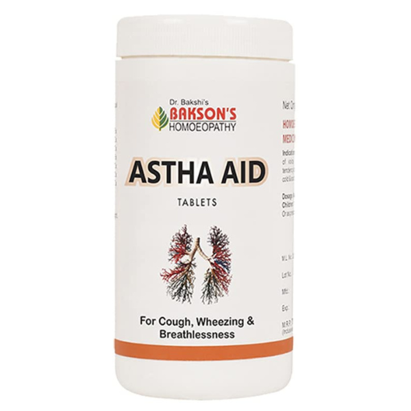 BAKSON'S HOMEOPATHY ASTHA AID TABLETS (200 TABLETS)