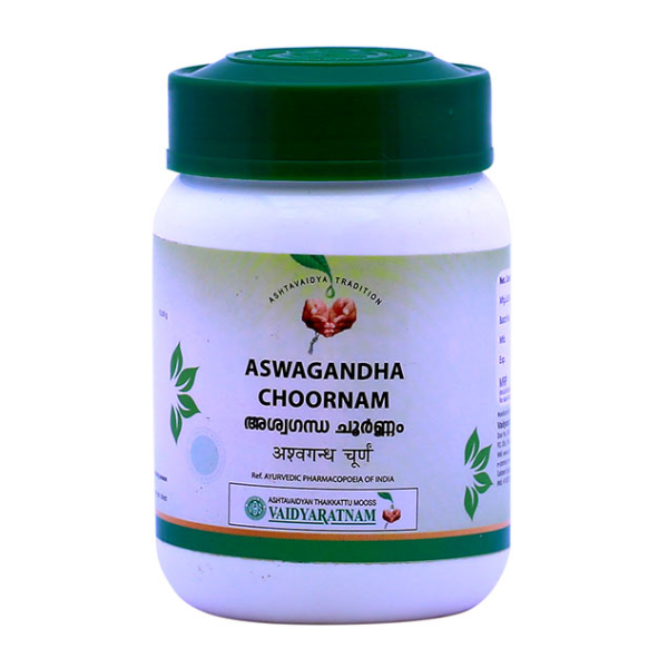 VAIDYARATNAM ASWAGANDHA CHOORNAM - PACK OF 3 (100 GM EACH)