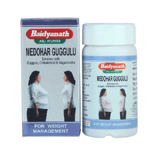 Baidyanath Medohar Guggulu - Pack of 3 (120 Tabs each)