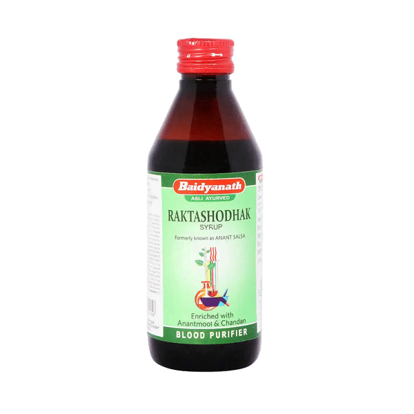 Baidyanath Raktashodak Syrup - Pack of 4 (200ML each)