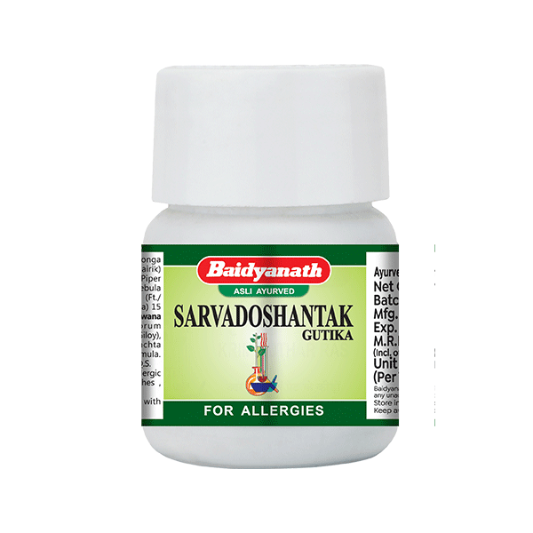 Baidyanath Sarvadoshantak Gutika Tablets - Pack of 7 (25 Tabs each)