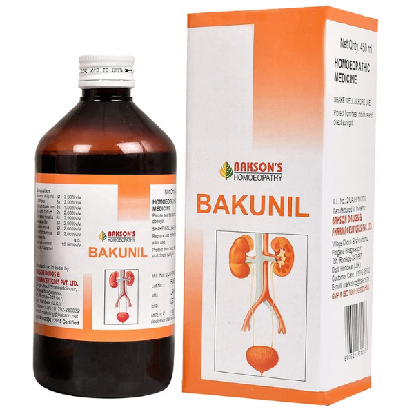 BAKSON'S HOMEOPATHY BAKUNIL SYRUP
