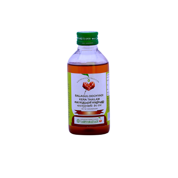VAIDYARATNAM BALAGULOOCHYADI KERA THAILAM - PACK OF 3 (200ML EACH)