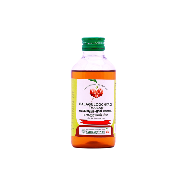 VAIDYARATNAM BALAGULOOCHYADI THAILAM - PACK OF 3 (200 ML EACH)