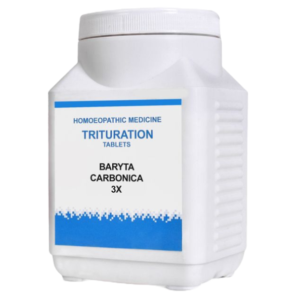 BAKSON'S HOMEOPATHY BARYTA CARBONICA 3X TABLETS