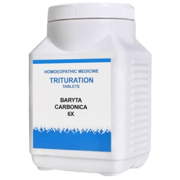 BAKSON'S HOMEOPATHY BARYTA CARBONICA 6X TABLETS