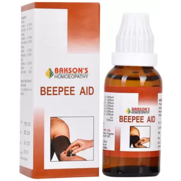 BAKSON'S HOMEOPATHY BEEPEE AID DROPS (100 ML)