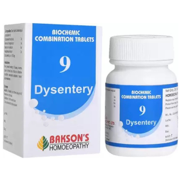BAKSON'S HOMEOPATHY BIOCHEMIC COMBINATION #9 (DYSENTERY)