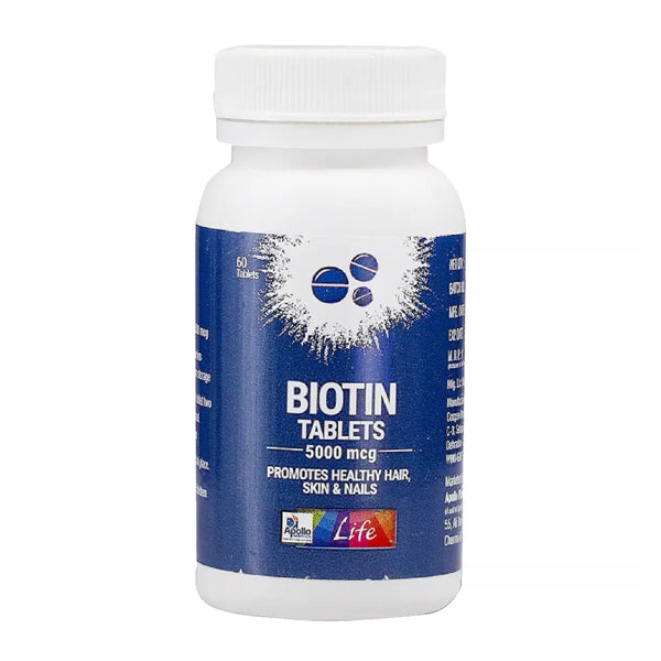 BIOTIN 5000 MCG (60 TABLETS)