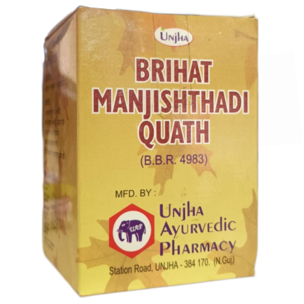 UNJHA BRIHAT (MAHA) MANJISHTHADI KWATH POWDER - Pack of 4(100 GM EACH)