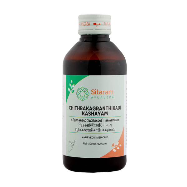 SITARAM CHITHRAKAGRANTHIKADI KASHAYAM (200 ML)-Pack of 2