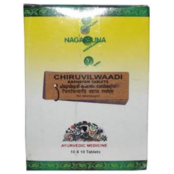 NAGARJUNA CHIRUVILWAADI KASHAYAM TABLET - PACK OF 2 (100 TABLETS EACH)