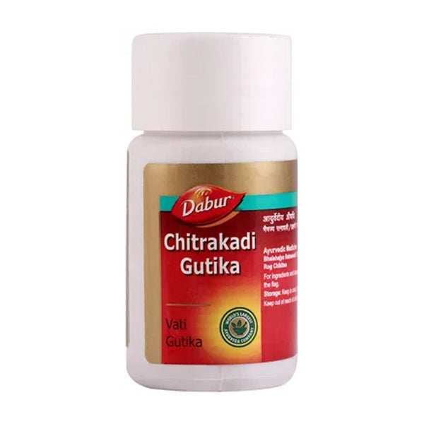 DABUR CHITRAKADI GUTIKA - Pack of 5 (80TABLETS each)