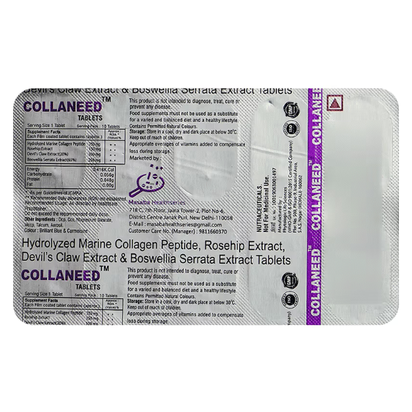 MASABA HEALTHSERIES Collaneed Tablet (10 Tabs)