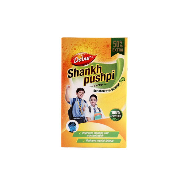 DABUR SHANKHPUSHPI SYRUP - PACK OF 3 (450 ML EACH)