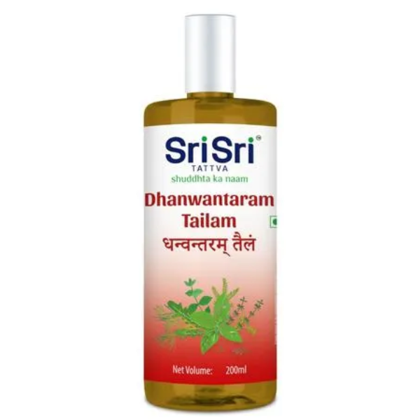 SRI SRI TATTVA DHANWANTARAM TAILAM - PACK OF 3 (200 ML EACH)