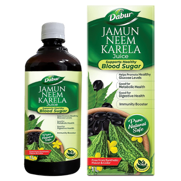 DABUR JAMUN NEEM KARELA JUICE - Pack of 2