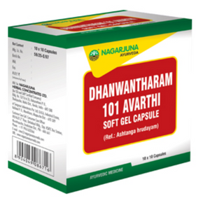 NAGARJUNA DHANWANTHARAM 101 AVARTHI CAPSULE - Pack of 2 (100 CAPSULES each)
