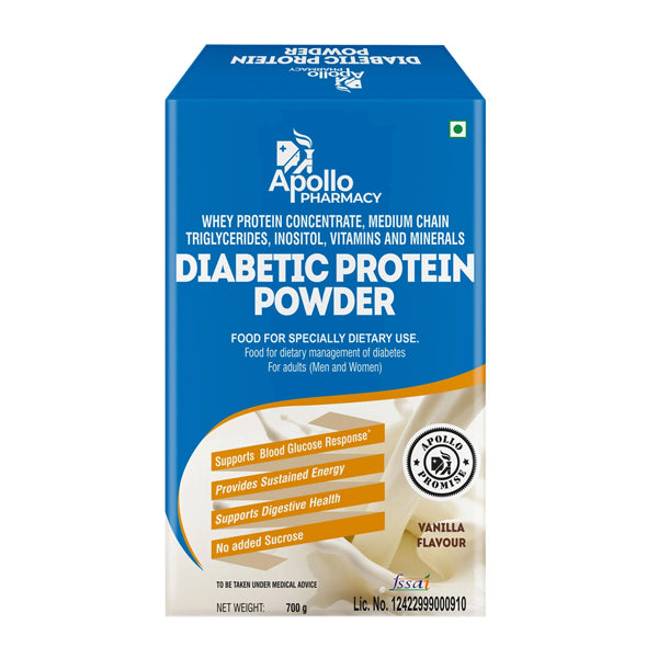 DIABETIC PROTEIN VANILLA FLAVOUR POWDER (700 GM)