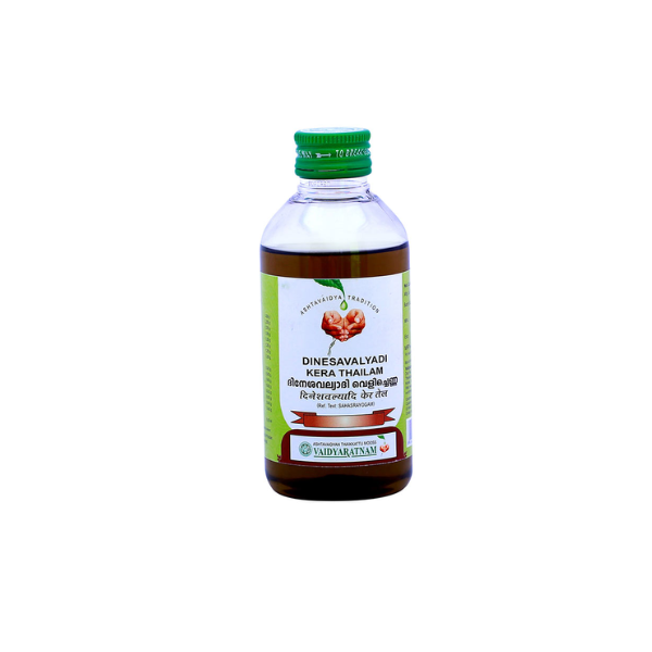 VAIDYARATNAM DINESAVALYADI KERA THAILAM - PACK OF 3 (200ML EACH)
