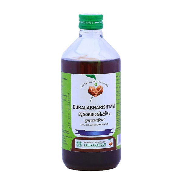 VAIDYARATNAM DURALABHARISHTAM - Pack of 4 (450 ML Each)