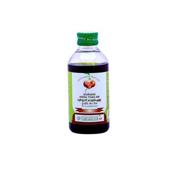 VAIDYARATNAM DURVADI KERA THAILAM - PACK OF 3 (200ML EACH)