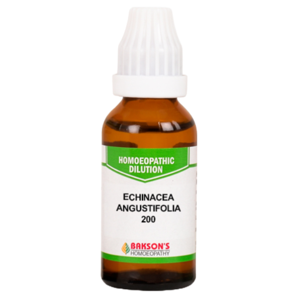 BAKSON'S HOMEOPATHY ECHINACEA ANGUSTIFOLIA DILUTION 200 - PACK OF 3 (30 ML EACH)