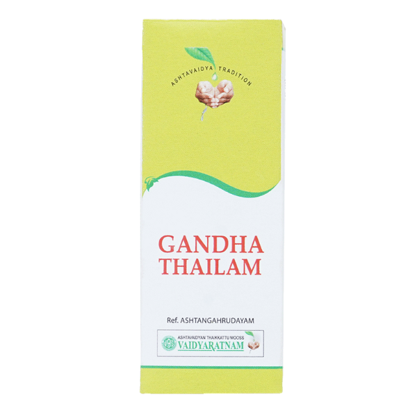 VAIDYARATNAM GANDHA THAILAM - PACK OF 5 (10 ML EACH)