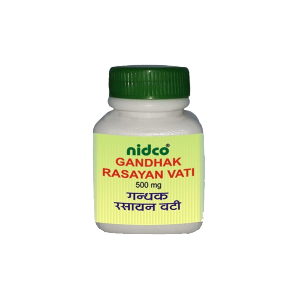 NIDCO GANDHAK RASAYAN VATI - Pack of 3 (60 TABLETS Each)