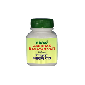 NIDCO GANDHAK RASAYAN VATI - Pack of 3 (60 TABLETS Each)
