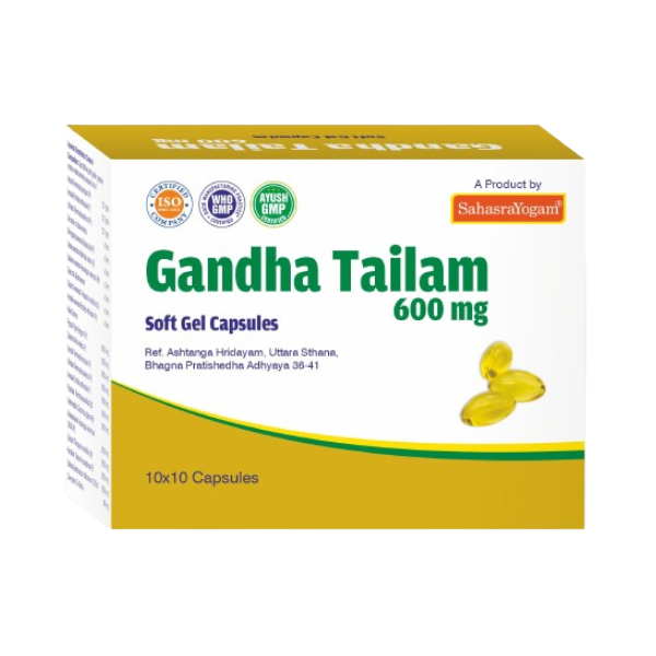 SAHASRAYOGAM GANDHA TAILAM (10 CAPSULES)