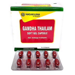 NAGARJUNA GANDHA THAILAM SOFT GEL CAPSULE (100 CAPSULES)