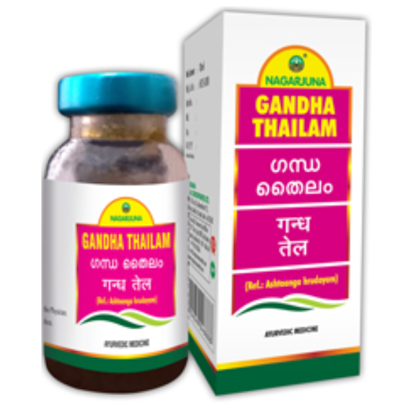 NAGARJUNA GANDHA THAILAM- Pack of 6 (10 ML Each)