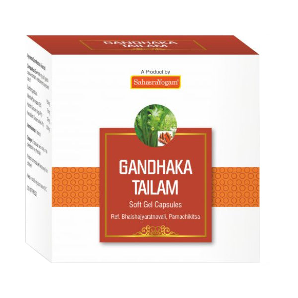 SAHASRAYOGAM GANDHAKA TAILAM (100 CAPSULES)