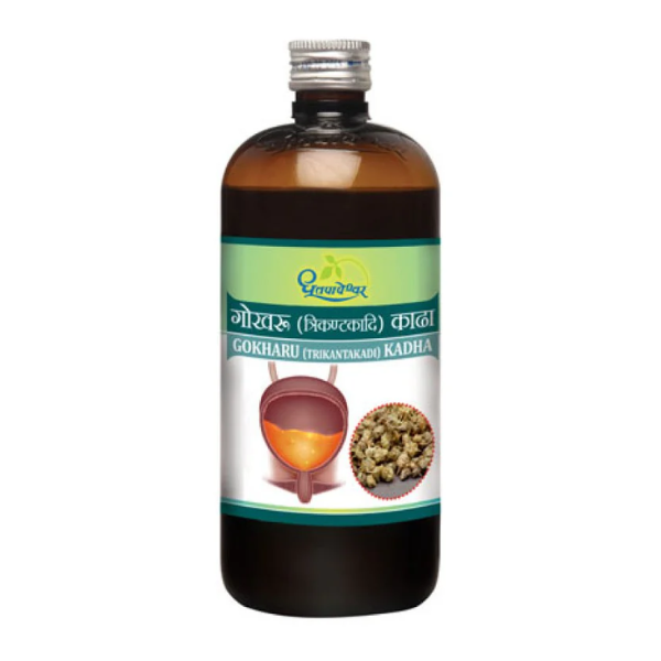 DHOOTAPAPESHWAR GOKHARU (TRIKANTAKADI) KADHA - PACK OF 3 (450ML EACH)